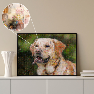 Create Your Custom Dog Photo Mosaic - Perfect Gift for Pet Lovers!