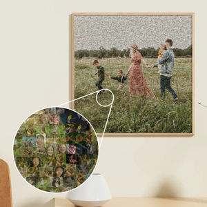 Year-in-Review Photo Mosaic from Many Photos