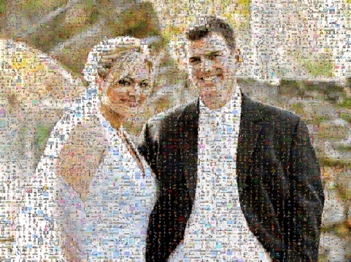 Create a Personalized Wedding Photo Mosaic Gift