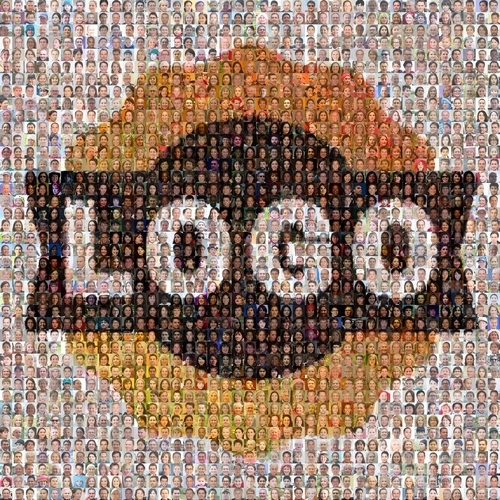 Create Your Logo with Employee Photo Mosaic for Office Decor