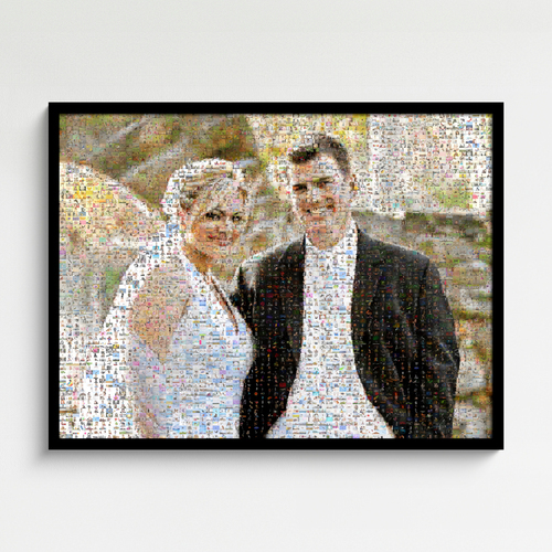 Create a Personalized Wedding Photo Mosaic Gift