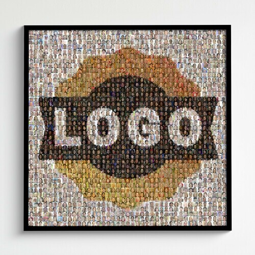 Create Your Logo with Employee Photo Mosaic for Office Decor