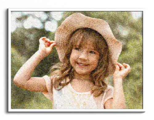 Custom Photo Mosaic from Children's Pictures