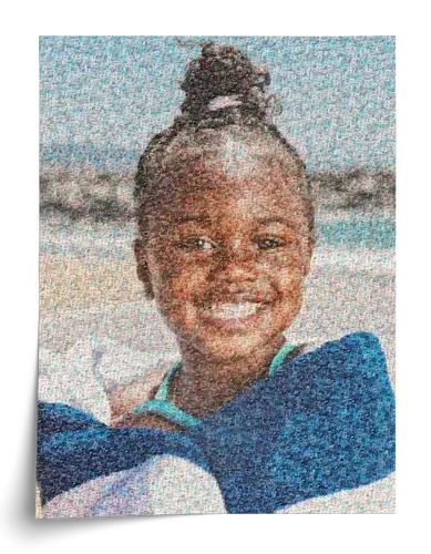 Custom Photo Mosaic from Children's Pictures
