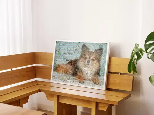 Custom Dog Photo Mosaic