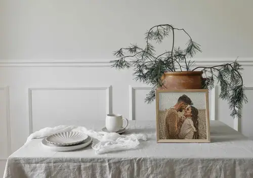 Custom Couple Photo Mosaic - Unique Gift Idea