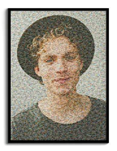 Custom Photo Mosaic Portrait Artwork