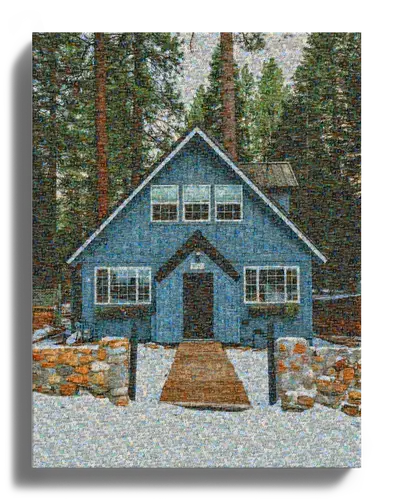 House Mosaic from Construction Photos