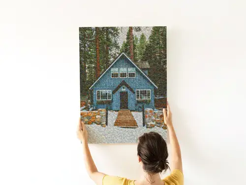 House Mosaic from Construction Photos