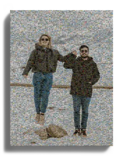 Year-in-Review Photo Mosaic from Many Photos