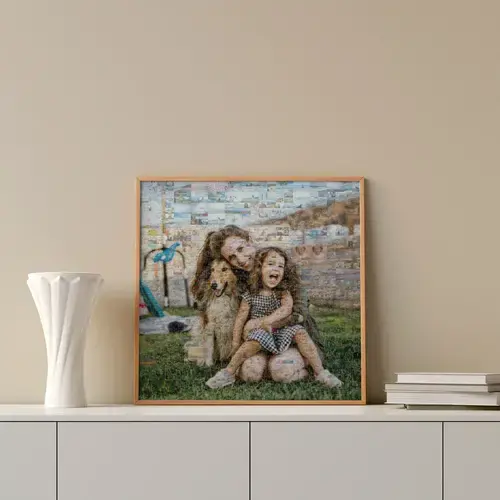 Year-in-Review Photo Mosaic from Many Photos