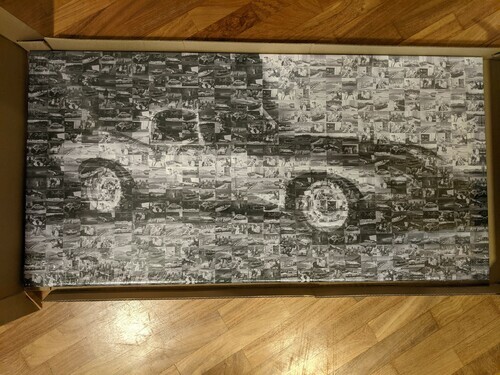 Customer Photo by Stefan for Review Print Photo Mosaic [Online] Canvas 100x50cm